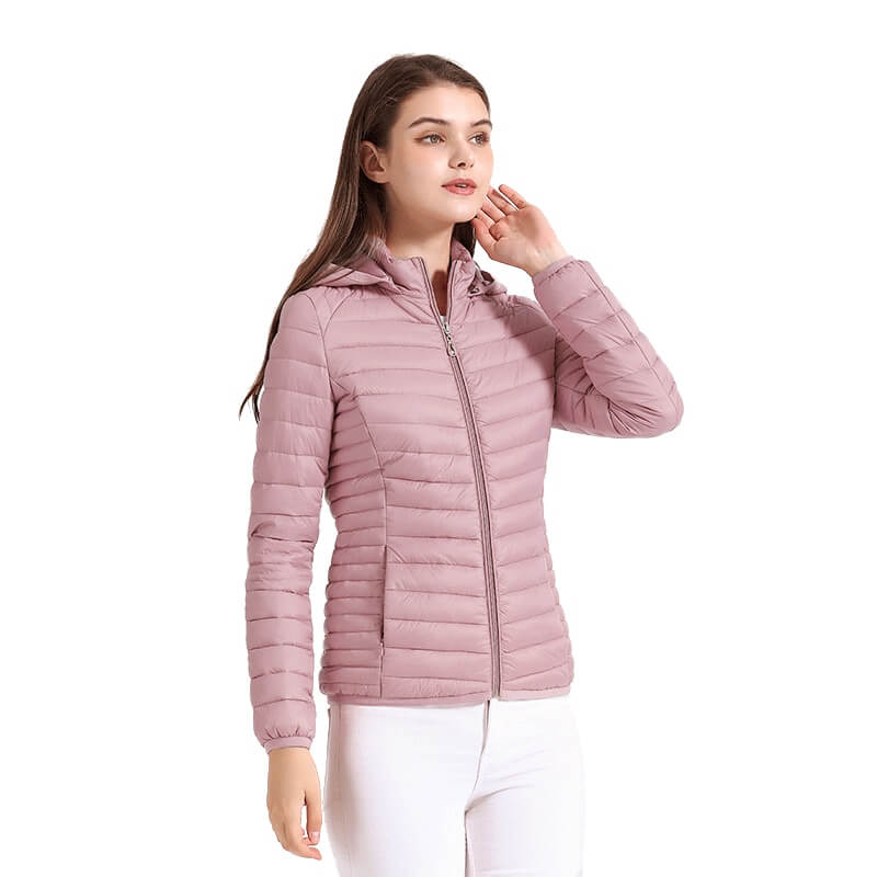 Jaqueta Feminina Winter Acolchoada Com Capuz